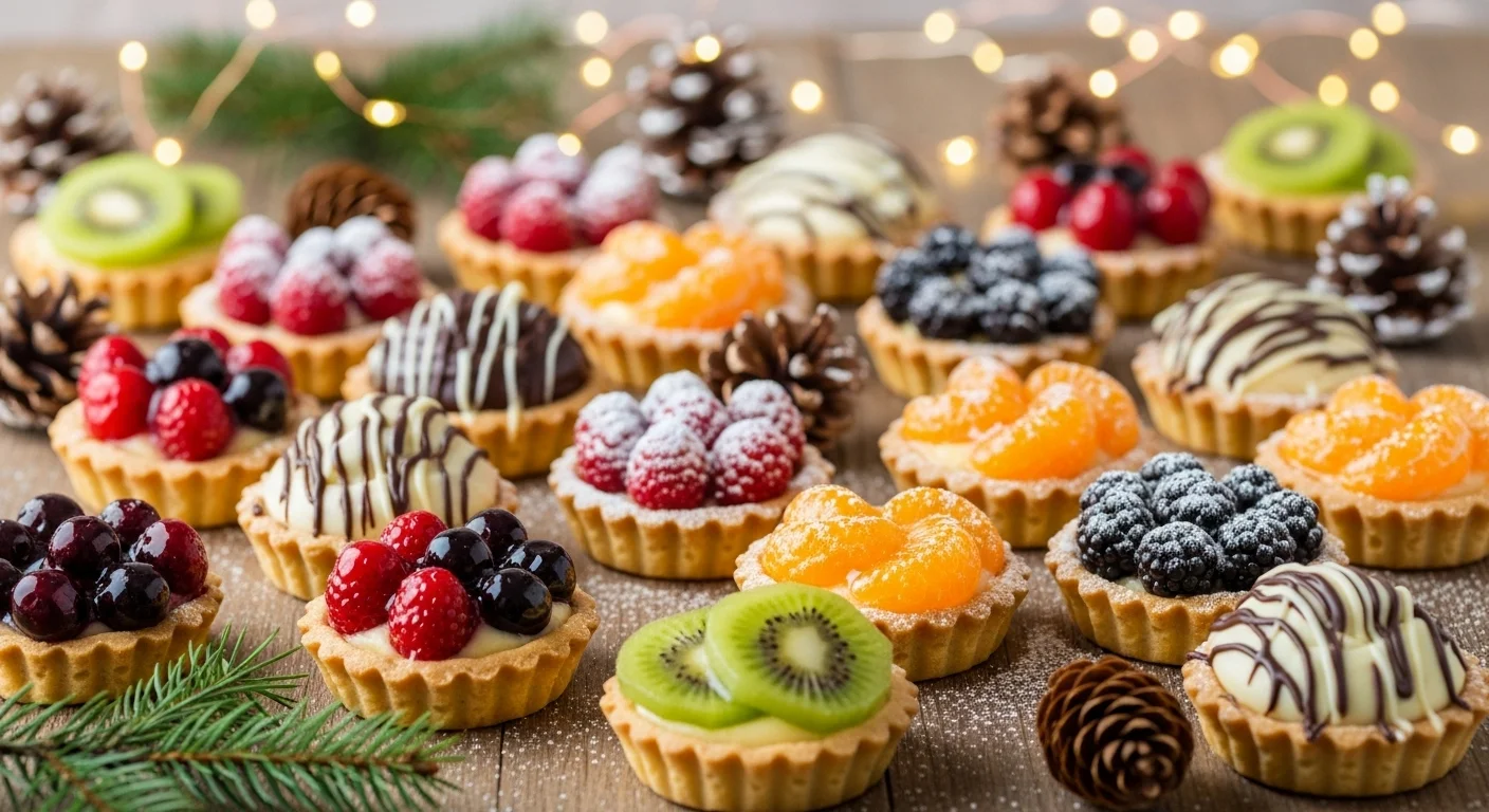 Easy & Elegant Mini Christmas Tarts: Decadent Chocolate Delights